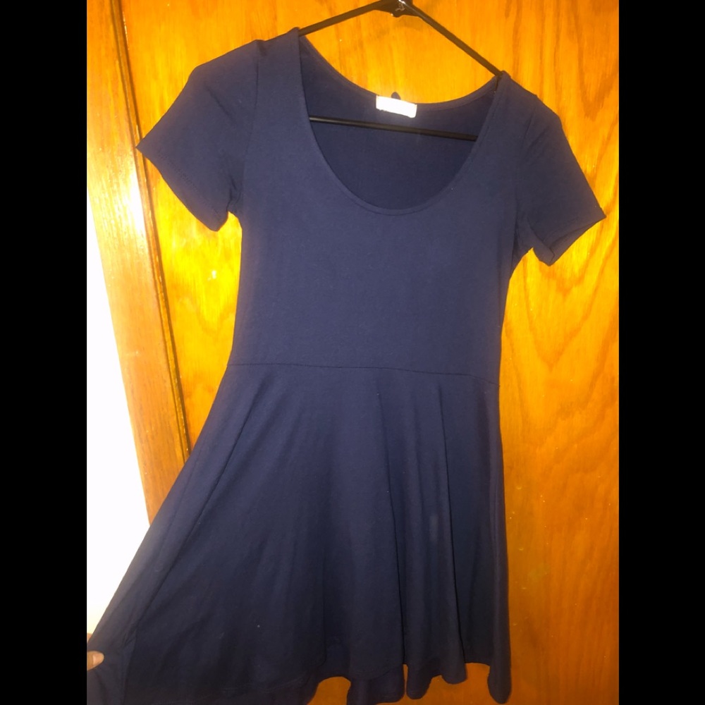 Navy Blue Casual Dress